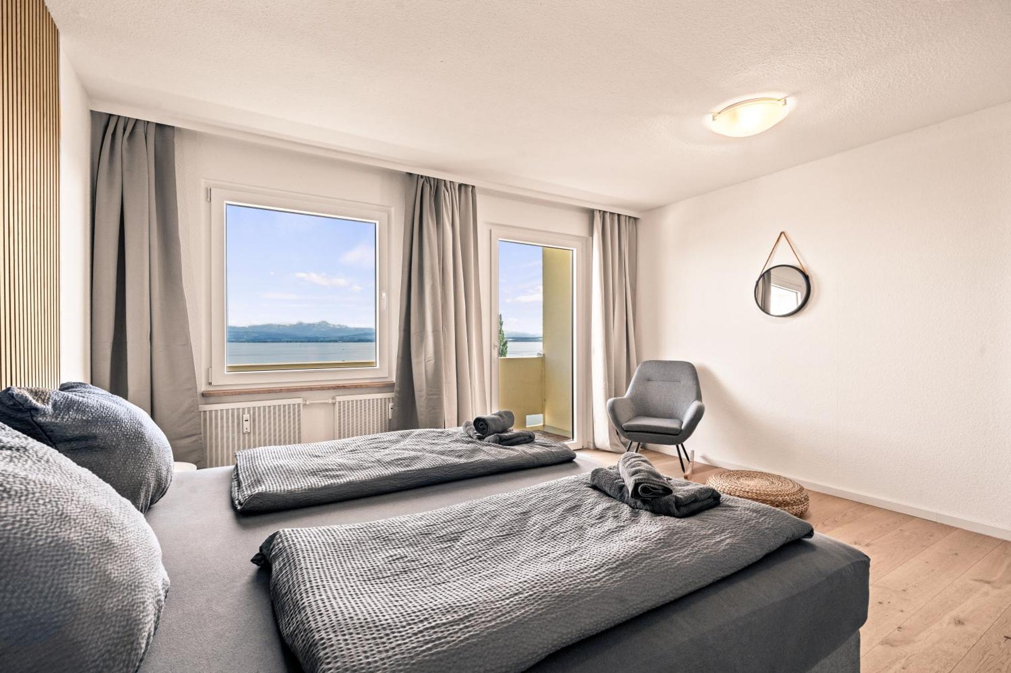 Panorama Penthouse Mit Atemberaubenden See- Und Bergblick Імменштад-ам-Бодензе Екстер'єр фото