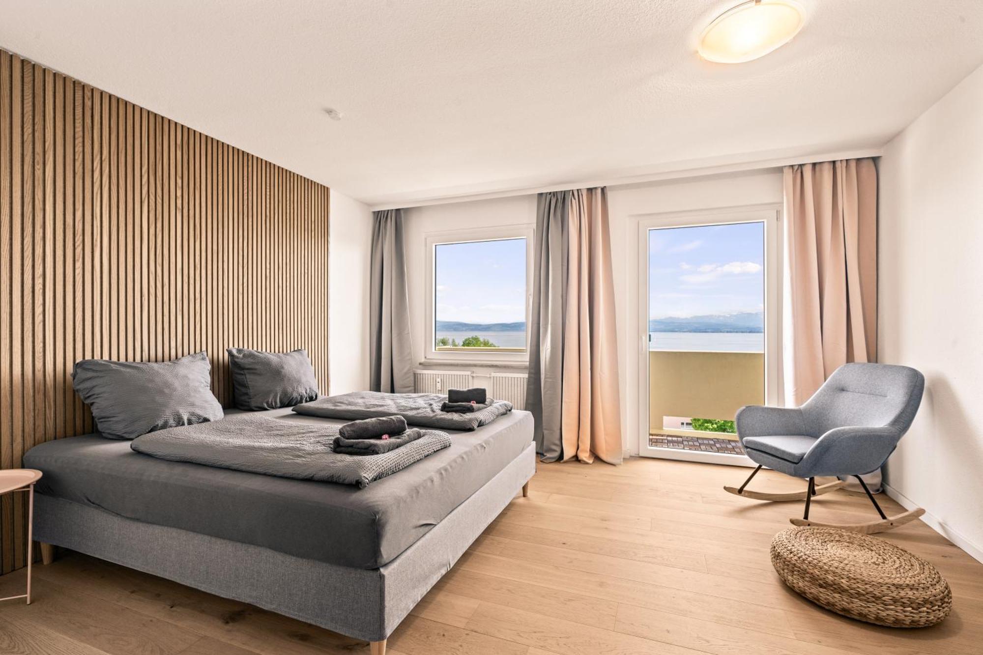 Panorama Penthouse Mit Atemberaubenden See- Und Bergblick Імменштад-ам-Бодензе Екстер'єр фото